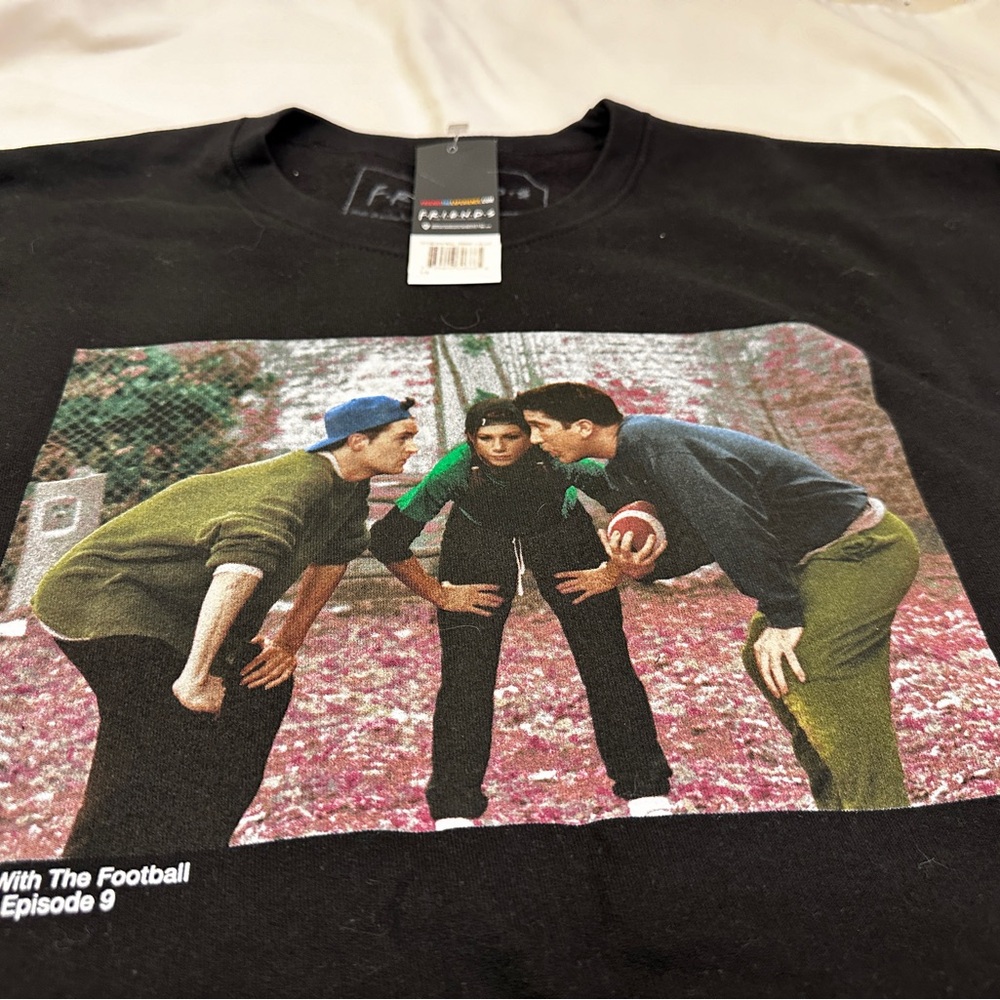 Friends TV Series Graphic Sweatshirt - Black